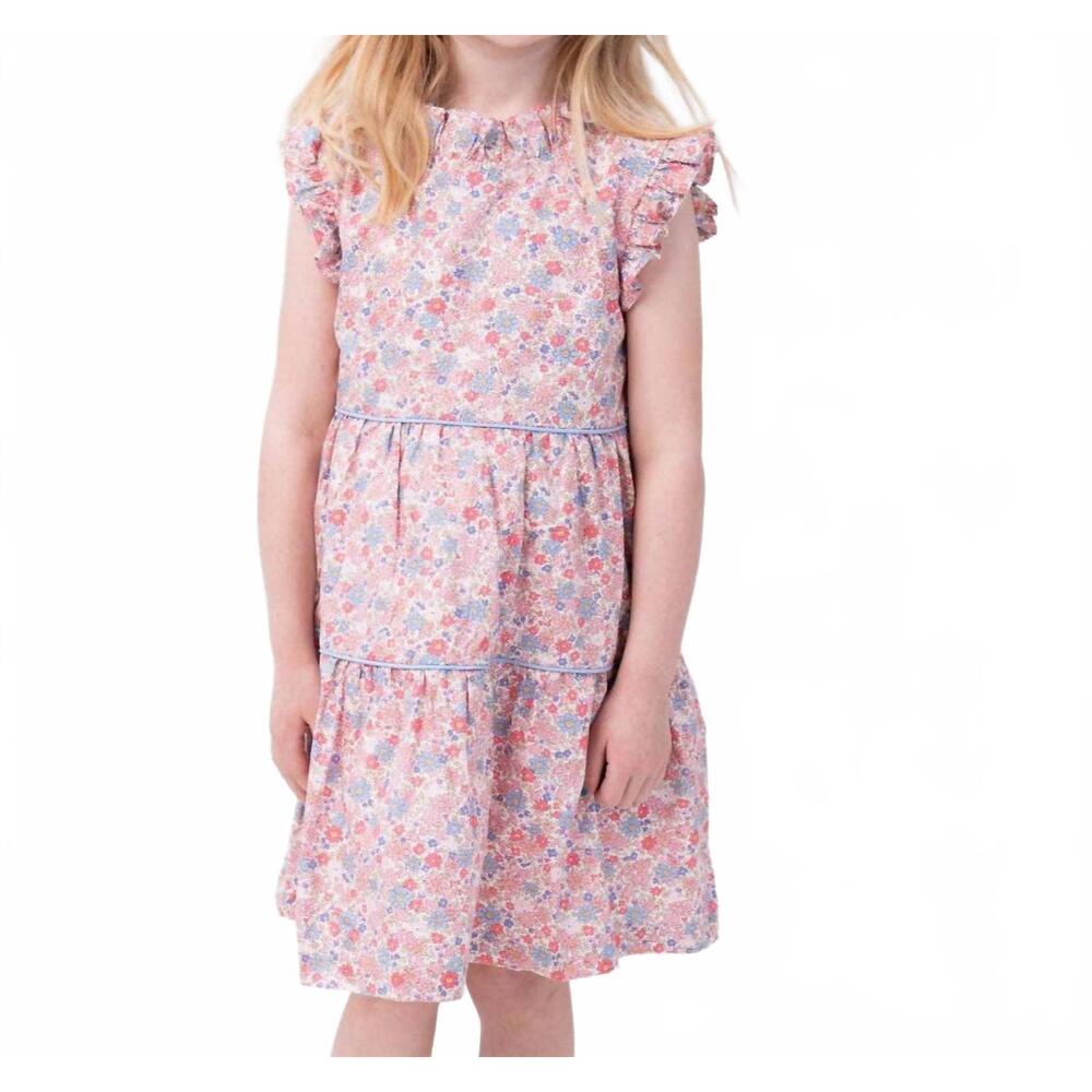 NEW THE OAKS APPAREL valeria floral dress in pink/blue